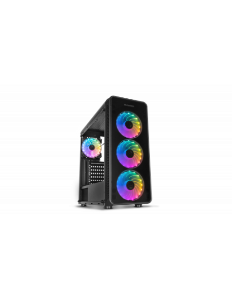 CAJA MEDIATORRE ATX NOX HUMMER TGM RAINBOW RGB BLACK