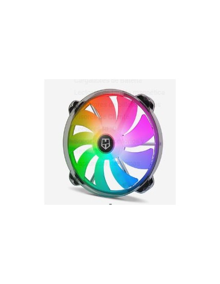 VENTILADOR 20CM 200X200X25MM NOX HUMMER ARGB