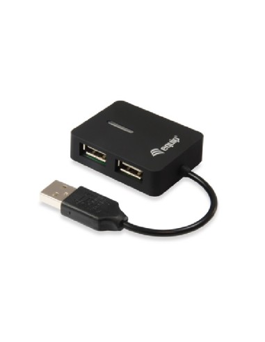 HUB EQUIP USB 4 PUERTOS USB BLACK