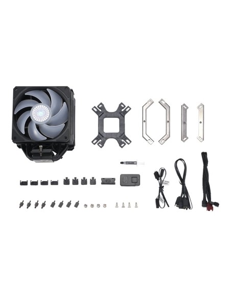 VENTILADOR CPU COOLER MASTER MASTERAIR MA612 ARGB MULTISOCKET 1150/1151/1155/1156/1200/1366/1700/2011/2011-V3/2066/AM2/AM3/AM3+/AM4