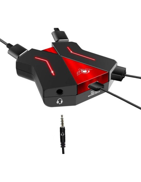 ADAPTADOR SPIRIT OF GAMER CROSSGAME 2 PS3 / PS4 / XBOX ONE / SWITCH BLACK/RED