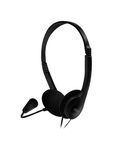 AURICULAR + MIC NOX VOICEONE JACK BLACK