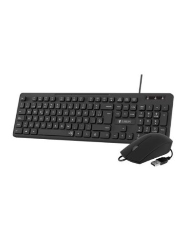 TECLADO + MOUSE SUBBLIM USB ERGO...