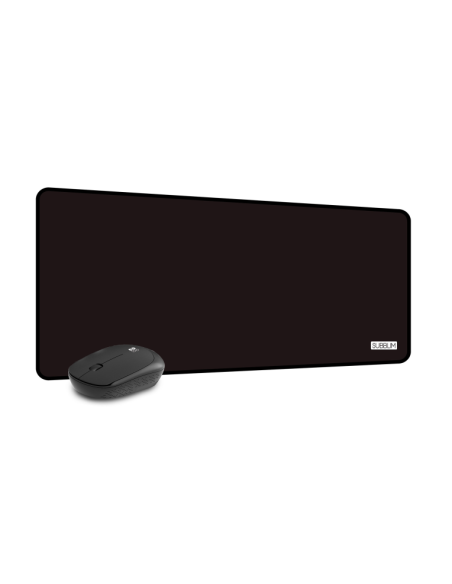 MOUSE SUBBLIM HARMONY WIRELESS BLACK + ALFOMBRILLA XL BLACK