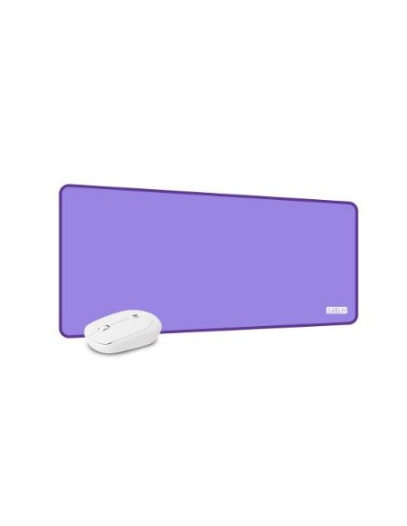MOUSE SUBBLIM HARMONY WIRELESS WHITE + ALFOMBRILLA XL PURPLE