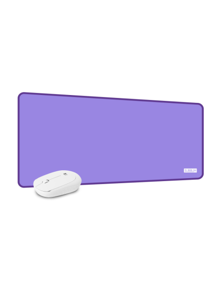 MOUSE SUBBLIM HARMONY WIRELESS WHITE + ALFOMBRILLA XL PURPLE
