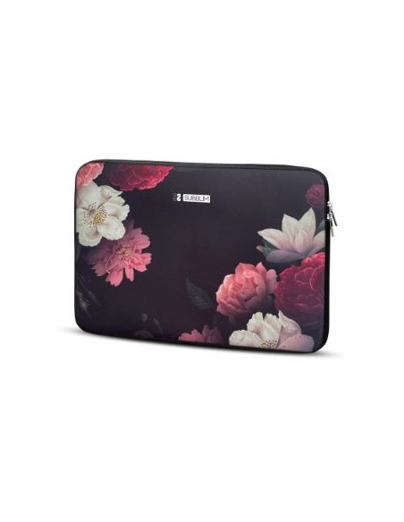 FUNDA PORTATIL SUBBLIM TRENDY SLEEVE 15.6 FLOWERS