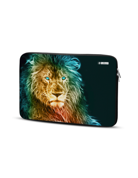 FUNDA PORTATIL SUBBLIM TRENDY SLEEVE 15.6 LION