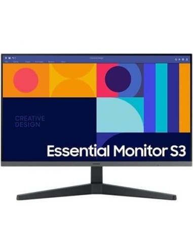 MONITOR SAMSUNG 24 IPS ESSENTIAL S3 1920X1080 4MS HDMI DP BLACK