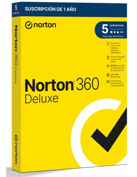 ANTIVIRUS NORTON 360 DELUXE 5 DISPOSITIVOS
