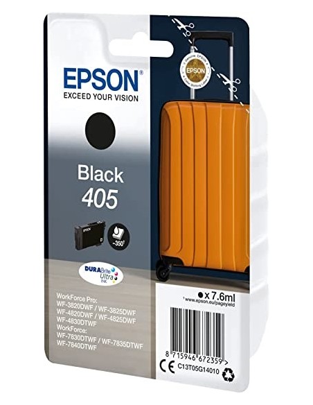 CARTUCHO EPSON 405 BLACK WF-3820 WF-3825 WF-4820 WF-4825 WF-4830
