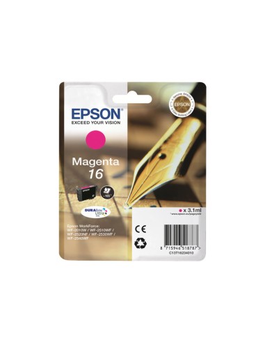 CARTUCHO EPSON 16 MAGENTA WF-2010...