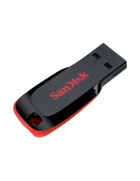 MEMORIA USB 16GB SANDISK CRUZER BLADE BLACK / RED