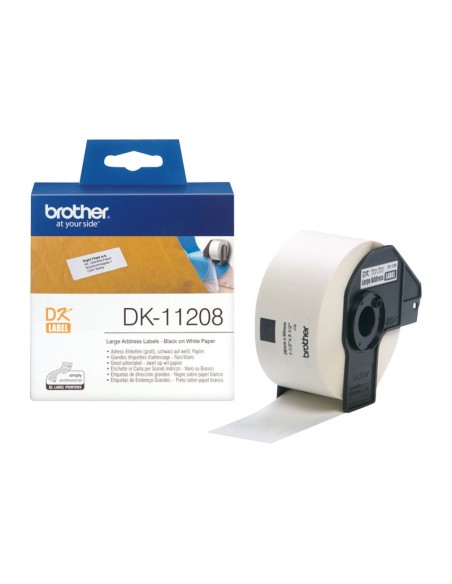 ETIQUETAS BROTHER 400U/ROLLO 38X90MM