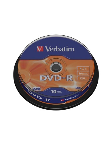 DVD-R VERBATIM 4.7GB 16X LATA 10U