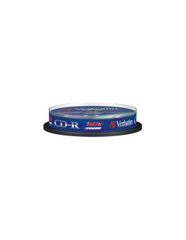 CD-R VERBATIM 700MB 52X LATA 10U
