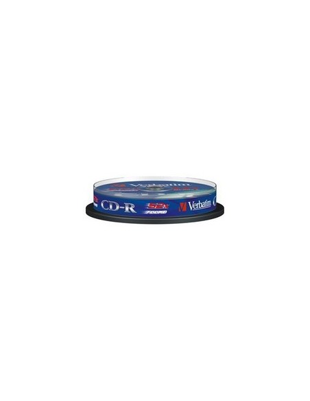 CD-R VERBATIM 700MB 52X LATA 10U