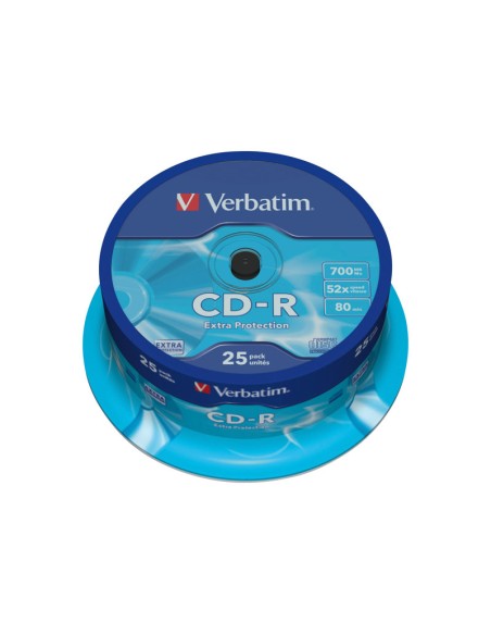 CD-R VERBATIM 700MB 52X LATA 25U