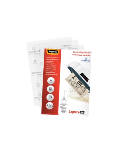 FUNDA PLASTIFICAR FELLOWES 125 MICRAS...