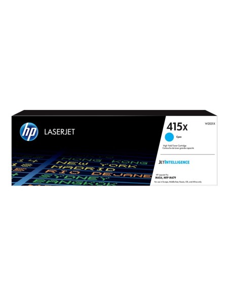 TONER HP 415X CYAN GRAN CAPACIDAD M454 M479 6000 PAG