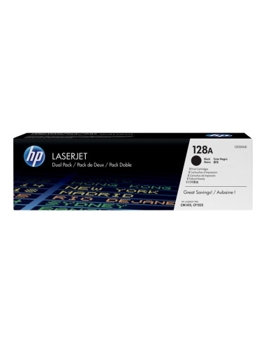 TONER HP 128A BLACK DUALPACK CM1415...
