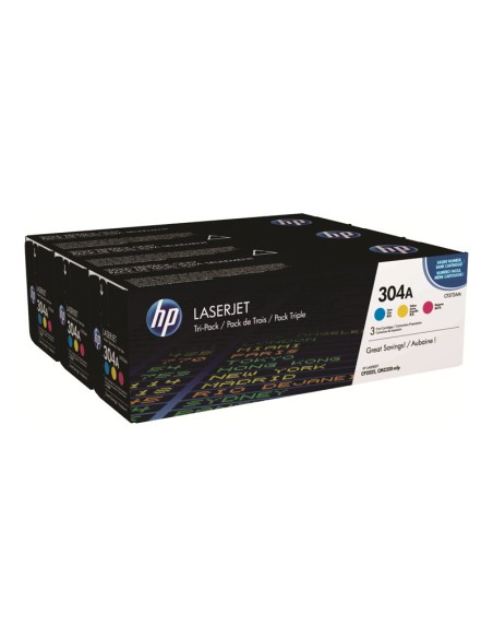 TONER HP 304A MULTIPACK CP2025 CM2320 3X 2800 PAG