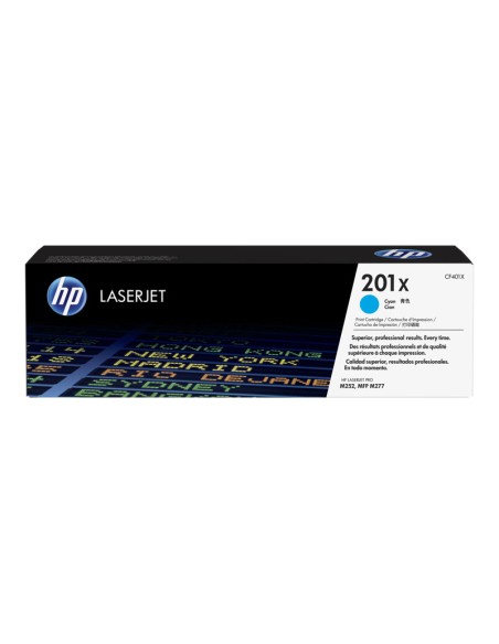 TONER HP 201X CYAN GRAN CAPACIDAD M252 MFP M277 2300 PAG