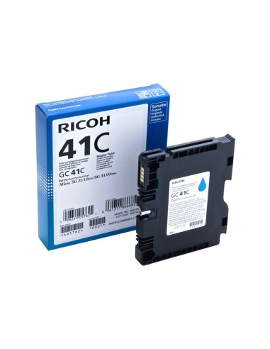 CARTUCHO RICOH GC41 CYAN SG3110