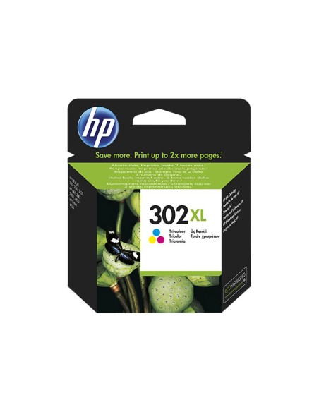 CARTUCHO HP 302XL COLOR DESKJET 1010/2130/3630 ENVY 4520 OFFICEJET 3830/4650