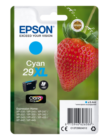 CARTUCHO EPSON 29XL CYAN XP-235...