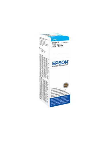 BOTE DE TINTA EPSON T6642 CYAN 70ML...