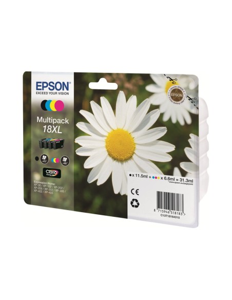 CARTUCHO EPSON 18XL MULTIPACK XP-102 XP-202 XP-205 XP-302 XP-305 XP-402 XP-405