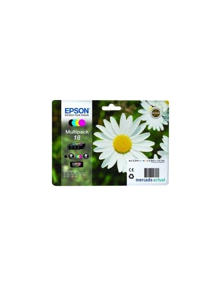 CARTUCHO EPSON 18 MULTIPACK XP-102 XP-202 XP-205 XP-302 XP-305 XP-402 XP-405