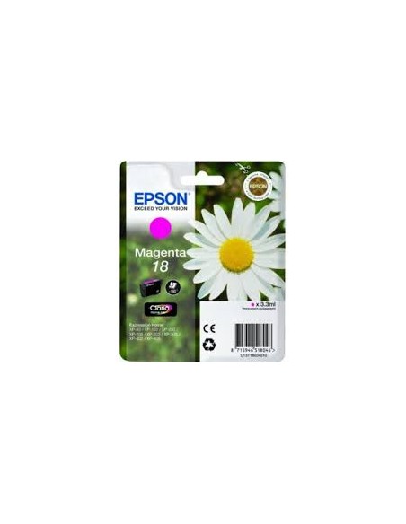 CARTUCHO EPSON 18 MAGENTA XP-102 XP-202 XP-205 XP-302 XP-305 XP-402 XP-405