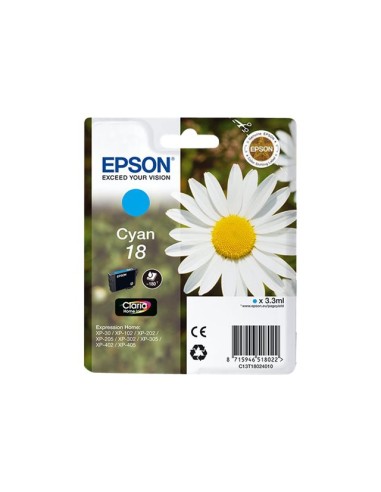 CARTUCHO EPSON 18 CYAN XP-102 XP-202...