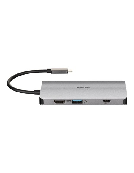 PUERTO REPLICADOR USB-C D-LINK HDMI + RJ45 + 3XUSB 3.0 + USB-C + SD + MICRO SD