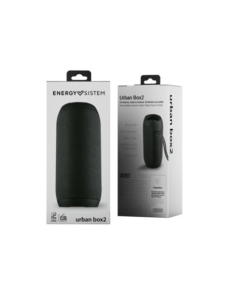 ALTAVOZ BLUETOOTH ENERGY URBAN BOX 2 10W MICRO SD USB RADIO FM ONYX