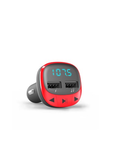 TRANSMISOR FM ENERGY MP3 PARA COCHE RED