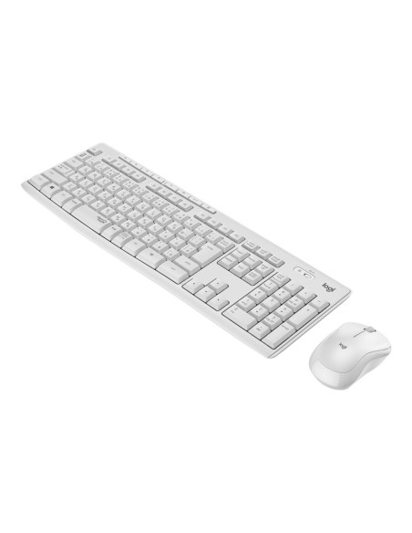 TECLADO + MOUSE LOGITECH WIRELESS MK295 SILENT WHITE