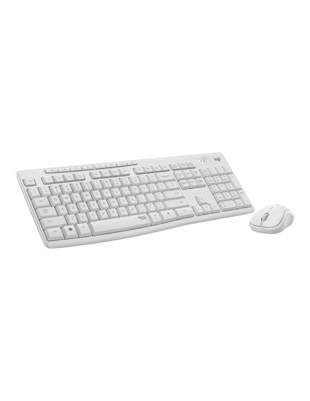 TECLADO + MOUSE LOGITECH WIRELESS MK295 SILENT WHITE