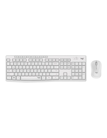 TECLADO + MOUSE LOGITECH WIRELESS MK295 SILENT WHITE