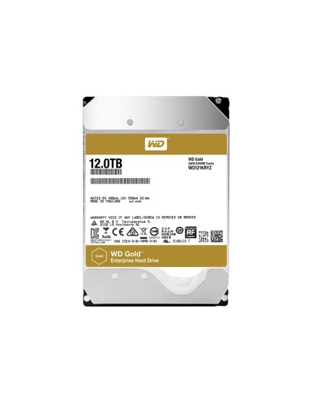 DISCO DURO 12TB SATA6 256MB 7200RPM WESTERN GOLD 3.5