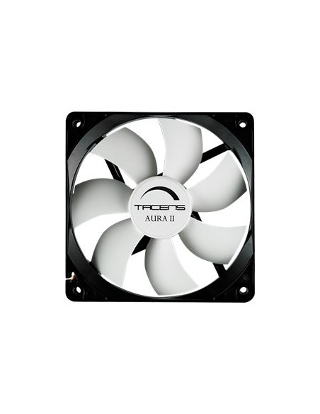 VENTILADOR 12CM 120X120X25MM TACENS AURAII 12BDA BLACK/WHITE