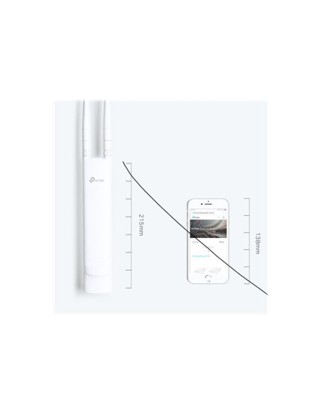 PUNTO DE ACCESO TP-LINK EAP110 EXTERIOR N300 POE