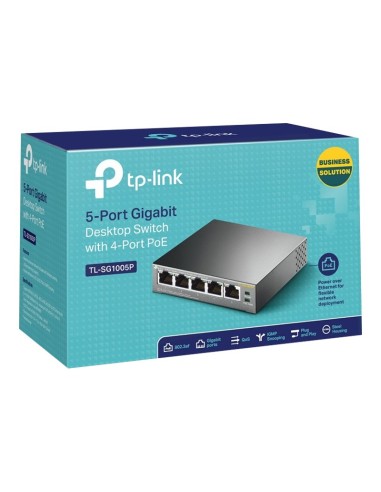 SWITCH TP-LINK SG1005P 10/100/1000 5...