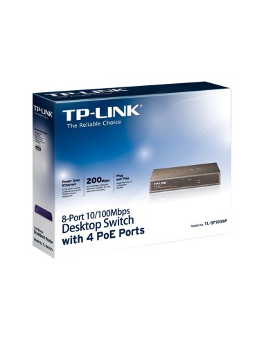 SWITCH TP-LINK 10/100 8 PUERTOS (4X...