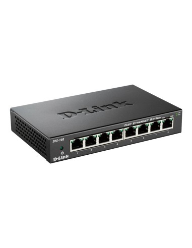 SWITCH D-LINK DES-108 10/100 8...
