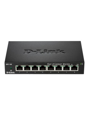 SWITCH D-LINK DES-108 10/100 8...