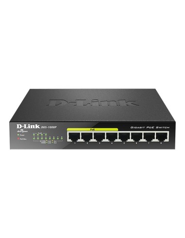 SWITCH D-LINK DGS-1008P 10/100/1000 8...