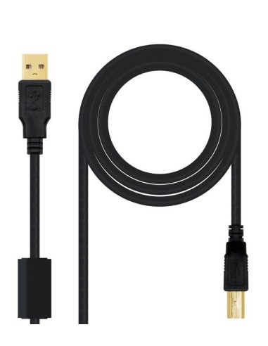 CABLE NANOCABLE USB A-B 5M CON...